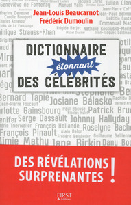 Picture of Dictionnaire étonnant des célébrités