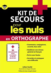 Picture of Kit de secours pour les nuls en Orthographe