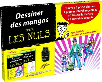 Picture of Coffret dessiner des mangas pour les nuls
