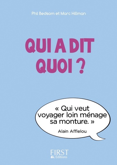 Picture of Le Petit Livre de - Qui a dit quoi ?