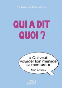 Picture of Le Petit Livre de - Qui a dit quoi ?
