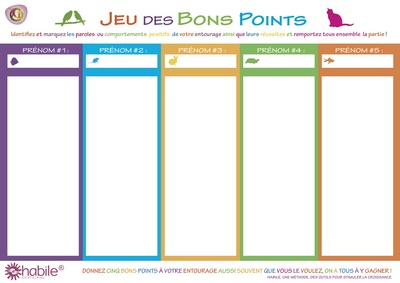 Image de Jeu des bons points