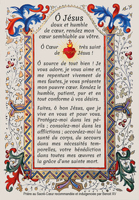 Picture of Lot de 20 images prière - Sacré-Coeur