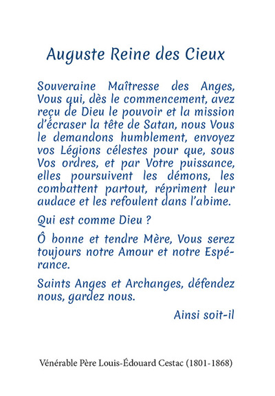 Picture of Lot de 20 images prière - Vierge de l'Apocalypse