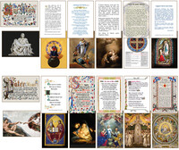 Picture of Lot de 12 images avec prières au dos