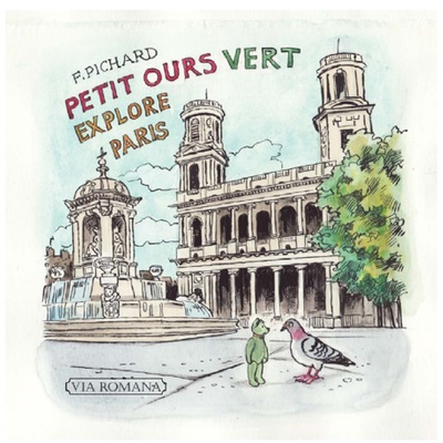 Picture of Petit ours vert explore Paris