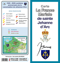 Image de Carte de la France mariale de Jehanne d'Arc