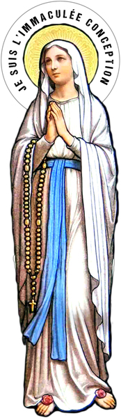 Picture of Autocollant Notre-Dame de Lourdes