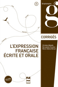 Image de EXPRESSION FRANCAISE ECRITE ET ORALE CORRIGE NEL COUVERTURE