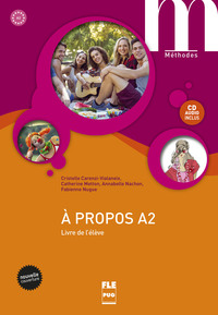 Image de A PROPOS A2-LIVRE ELEVE+CD- NVELLE COUV