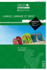 Picture of Langue, langage et droit