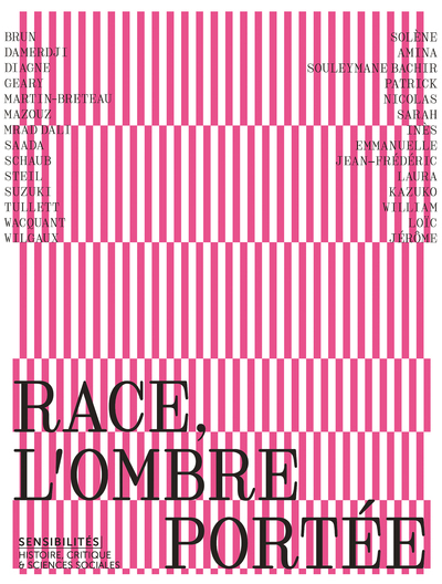 Image de Race, l'ombre portée - revue Sensibilités - N° 12