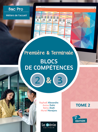 Picture of première et terminale bac pro métiers de l'accueil Bloc de compétences 2 et 3