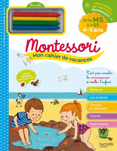 Image de Mon cahier de vacances Montessori 2024 - De la Moyenne à la Grande Section