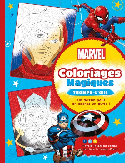 Picture of MARVEL - Coloriages Magiques - Trompe l'oeil