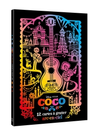 Image de COCO - Les Ateliers - Bloc - 12 cartes à gratter arc-en-ciel - Disney Pixar