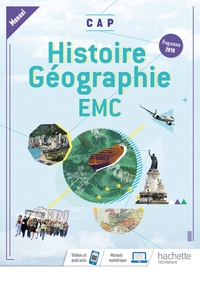 Image de Histoire-Géographie-EMC CAP - Livre élève (manuel) - Éd. 2019