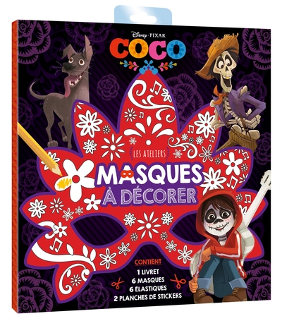 Image de COCO - Pochette Les Ateliers - Masque à décorer - Disney Pixar