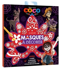 Image de COCO - Pochette Les Ateliers - Masque à décorer - Disney Pixar