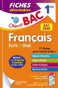 Picture of Objectif Bac Fiches détachables Français BAC 2020 1ère Ecrit et Oral