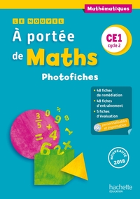 Image de Le Nouvel A portée de maths CE1 - Photofiches - Ed. 2018