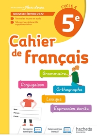Image de Cahier de Français cycle 4/5e - cahier d'activités - Ed. 2022