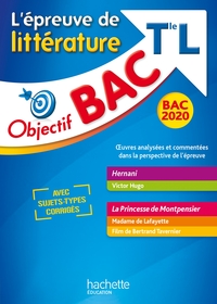 Picture of Objectif Bac 2020 Epreuve De Littérature Term L