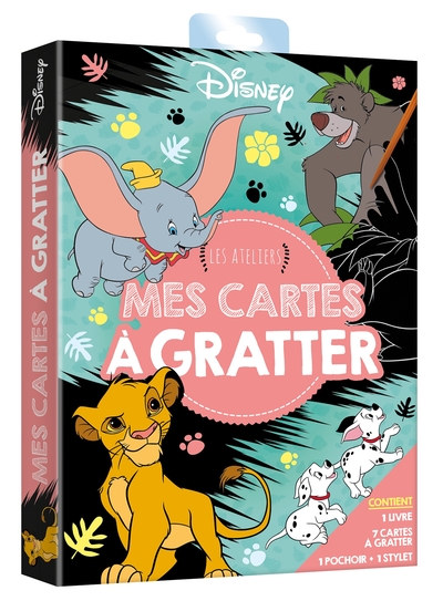 Image de DISNEY - Pochette Les Ateliers - Mes cartes à gratter - Animaux