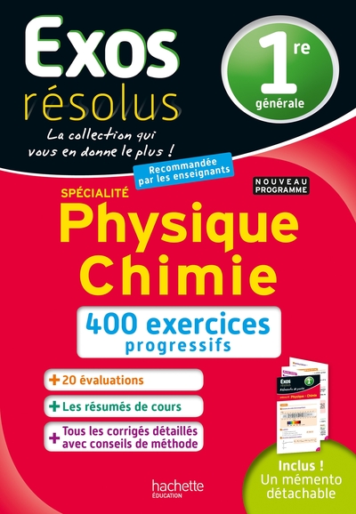Picture of Exos Résolus SPECIALITE Physique-Chimie 1re