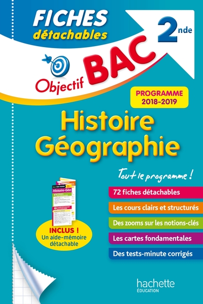 Picture of Objectif BAC Fiches détachables Histoire-Géographie 2nde