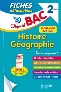 Picture of Objectif BAC Fiches détachables Histoire-Géographie 2nde