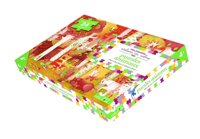 Picture of Puzzles Animaux - 2 puzzles 24 pièces et des jeux d'observation
