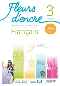 Picture of Fleurs d'encre Français cycle 4/ 3e - Livre élève - Ed. 2020