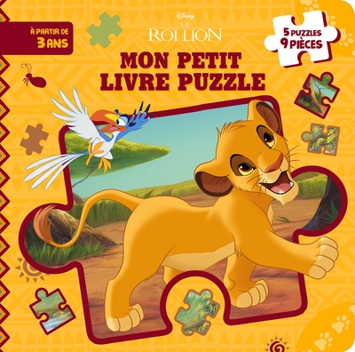 Image de LE ROI LION - Mon Petit Livre Puzzle - 5 Puzzles 9 Pièces - Disney