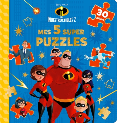 Picture of LES INDESTRUCTIBLES 2 - Mes 5 Super Puzzles - 5 Puzzles 30 Pièces - Disney Pixar