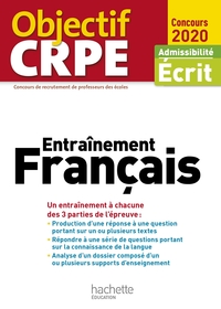 Image de Objectif CRPE Entrainement en français 2020