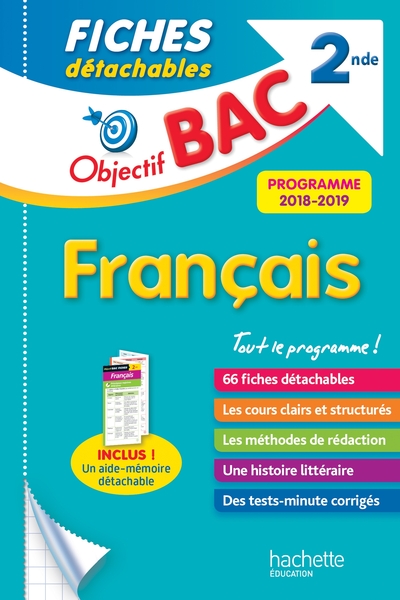 Picture of Objectif BAC Fiches détachables Français 2nde