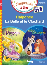 Image de Disney - Raiponce / La Belle et le Clochard - Spécial DYS (dyslexie)