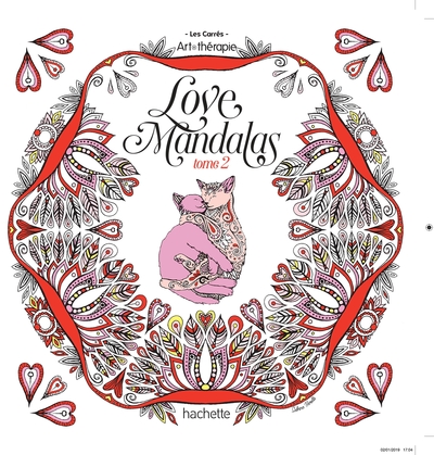 Picture of Grand Carré art-thérapie Love Mandalas