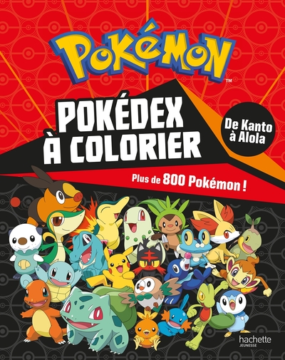 Image de Pokémon - Pokédex de Kanto à Alola à colorier