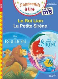 Image de Disney - Le Roi Lion / La Petite Sirène - Spécial DYS (dyslexie)