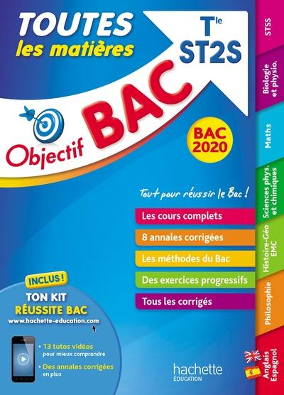 Picture of Objectif Bac 2020 Toutes les matières Term ST2S