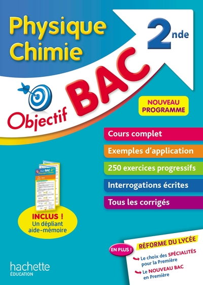 Picture of Objectif Bac Physique Chimie 2nde
