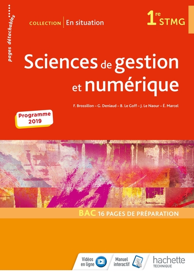 Picture of En situation Sciences de gestion et numérique 1re STMG - Livre élève - Éd. 2019