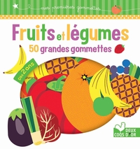 Image de Fruits et légumes - 50 grandes gommettes