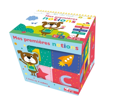 Picture of Mes premières notions - boîte avec cubes en pvc et tout carton