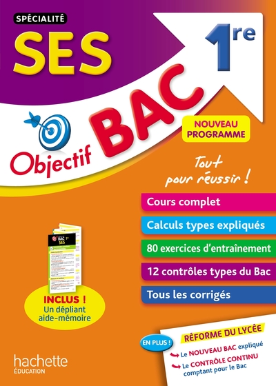 Picture of Objectif Bac - SPECIALITE SES 1ère
