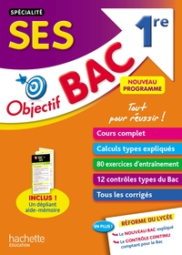 Picture of Objectif Bac - SPECIALITE SES 1ère