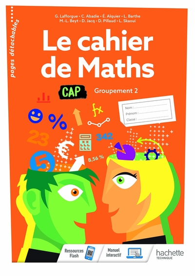 Picture of Le cahier de Maths Groupement 2  CAP - cahier de l'élève - Éd. 2020
