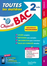 Picture of Objectif BAC Toutes les matières 2nde